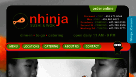 What Nhinja.com website looked like in 2017 (6 years ago)