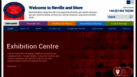 What Nevilleandmore.com website looked like in 2017 (6 years ago)