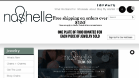 What Nashelle.com website looked like in 2017 (6 years ago)