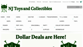 What Njtoysandcollectibles.com website looked like in 2017 (6 years ago)