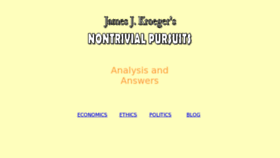What Nontrivialpursuits.org website looked like in 2017 (6 years ago)