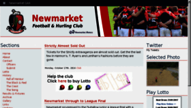 What Newmarketgaa.com website looked like in 2017 (6 years ago)