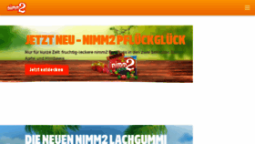 What Nimm2.de website looked like in 2017 (6 years ago)