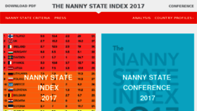 What Nannystateindex.org website looked like in 2017 (6 years ago)