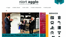 What Niortagglo.fr website looked like in 2017 (6 years ago)