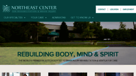 What Northeastcenter.com website looked like in 2017 (6 years ago)