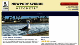 What Newportavenueoptometry.com website looked like in 2017 (6 years ago)