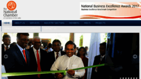 What Nationalchamber.lk website looked like in 2017 (6 years ago)