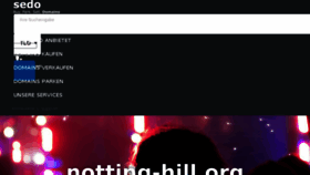 What Notting-hill.org website looked like in 2017 (6 years ago)