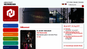 What Neunkirchen.de website looked like in 2017 (6 years ago)
