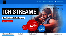 What Netcologne.com website looked like in 2017 (6 years ago)