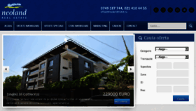 What Neolandinvest.ro website looked like in 2017 (8 years ago)