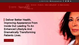 What Nainamd.com website looked like in 2017 (9 years ago)