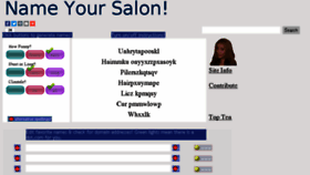 What Nameyoursalon.com website looked like in 2017 (6 years ago)