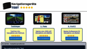 What Navigationsgeraettest.de website looked like in 2017 (6 years ago)