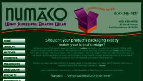 What Numaco.com website looked like in 2017 (6 years ago)