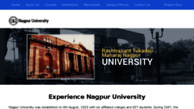 What Nagpuruniversity.inurture.co.in website looked like in 2017 (6 years ago)