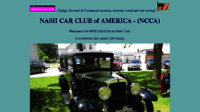 What Nashcarclub.org website looked like in 2017 (6 years ago)