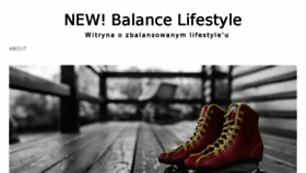 What Newbalancelifestyle.pl website looked like in 2017 (6 years ago)
