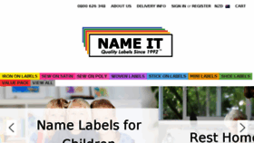 What Nameit.co.nz website looked like in 2017 (6 years ago)