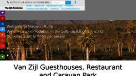 What Nieuwoudtville.co.za website looked like in 2017 (9 years ago)