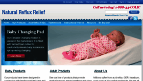 What Naturalrefluxrelief.com website looked like in 2017 (6 years ago)