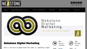 What Nebstone.co.uk website looked like in 2017 (6 years ago)