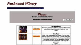 What Nashwoodwinery.com website looked like in 2017 (6 years ago)