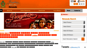 What Nenasala.lk website looked like in 2017 (6 years ago)