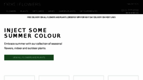 What Nextflowers.co.uk website looked like in 2017 (6 years ago)