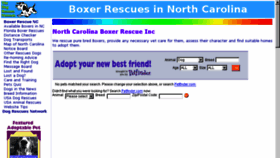 What Ncboxerrescue.org website looked like in 2017 (6 years ago)