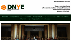 What Nyariegyetem.hu website looked like in 2017 (6 years ago)