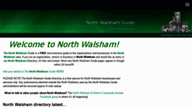 What Northwalshamguide.co.uk website looked like in 2017 (6 years ago)