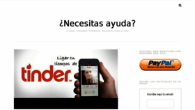 What Necesitoayuda.eu website looked like in 2017 (8 years ago)