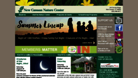 What Newcanaannature.org website looked like in 2017 (6 years ago)