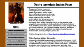 What Native-american-indian-facts.com website looked like in 2017 (6 years ago)