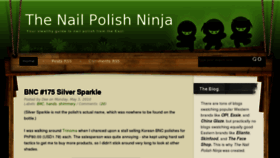 What Nailpolishninja.blogspot.com website looked like in 2017 (6 years ago)