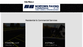 What Nortownpaving.com website looked like in 2017 (6 years ago)