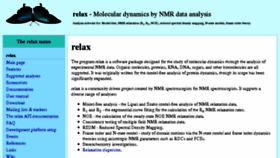 What Nmr-relax.com website looked like in 2017 (6 years ago)