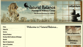 What Naturalbalancemassage.com website looked like in 2017 (6 years ago)