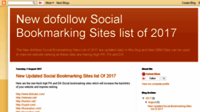 What New-updated-socialbookmarking-sites.blogspot.in website looked like in 2017 (6 years ago)