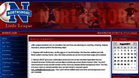 What Northshorell.com website looked like in 2017 (6 years ago)