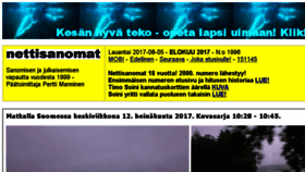 What Nettisanomat.fi website looked like in 2017 (6 years ago)