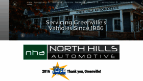 What Northhillsauto.com website looked like in 2017 (6 years ago)