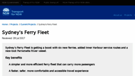 What Nameyourferry.com.au website looked like in 2017 (6 years ago)