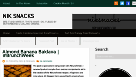What Niksnacksonline.com website looked like in 2017 (6 years ago)