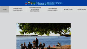 What Noosaholidayparks.com.au website looked like in 2017 (6 years ago)