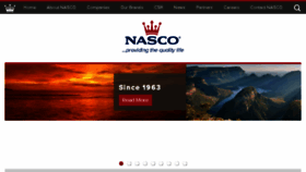 What Nasco.net website looked like in 2017 (6 years ago)