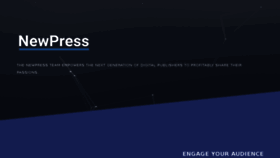 What Newpress.co website looked like in 2017 (6 years ago)