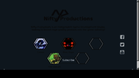 What Nifty-productions.com website looked like in 2017 (6 years ago)